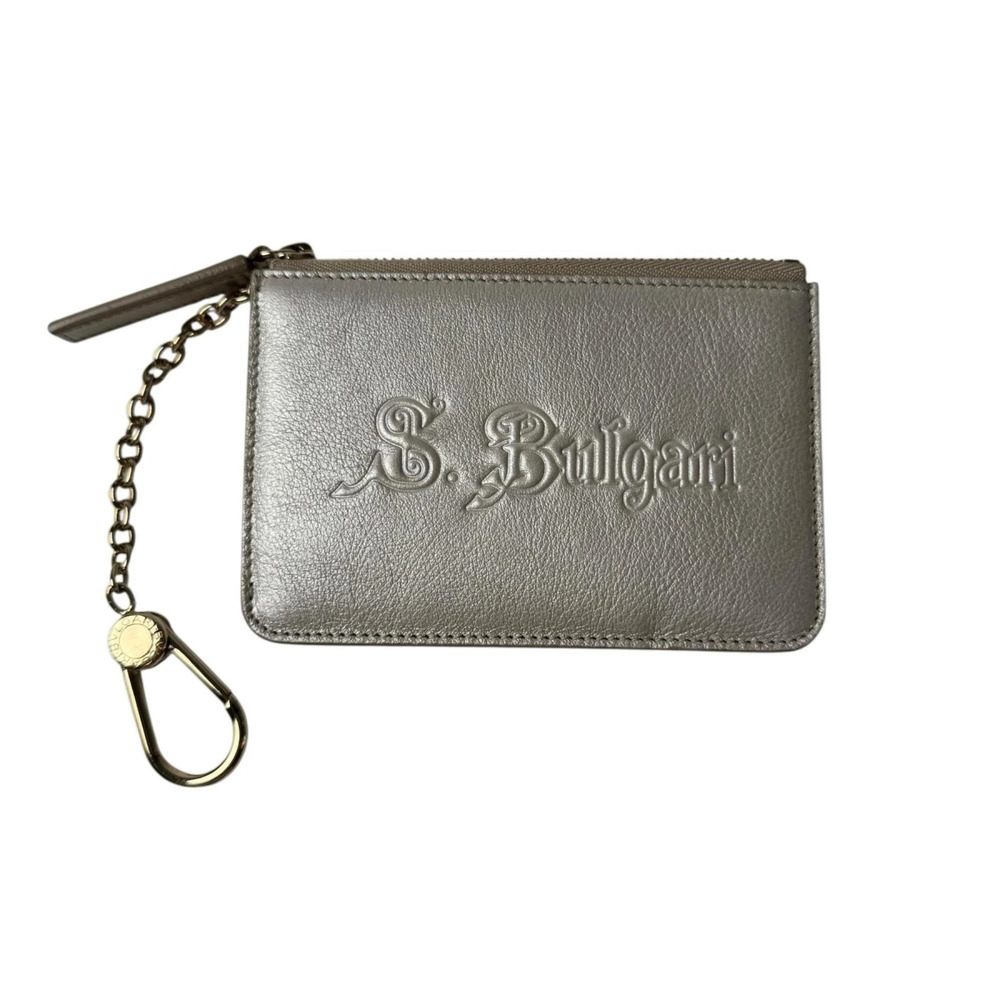 Bulgari BVLGARI Sotirio Keyring Wallet/Coin Case for Women